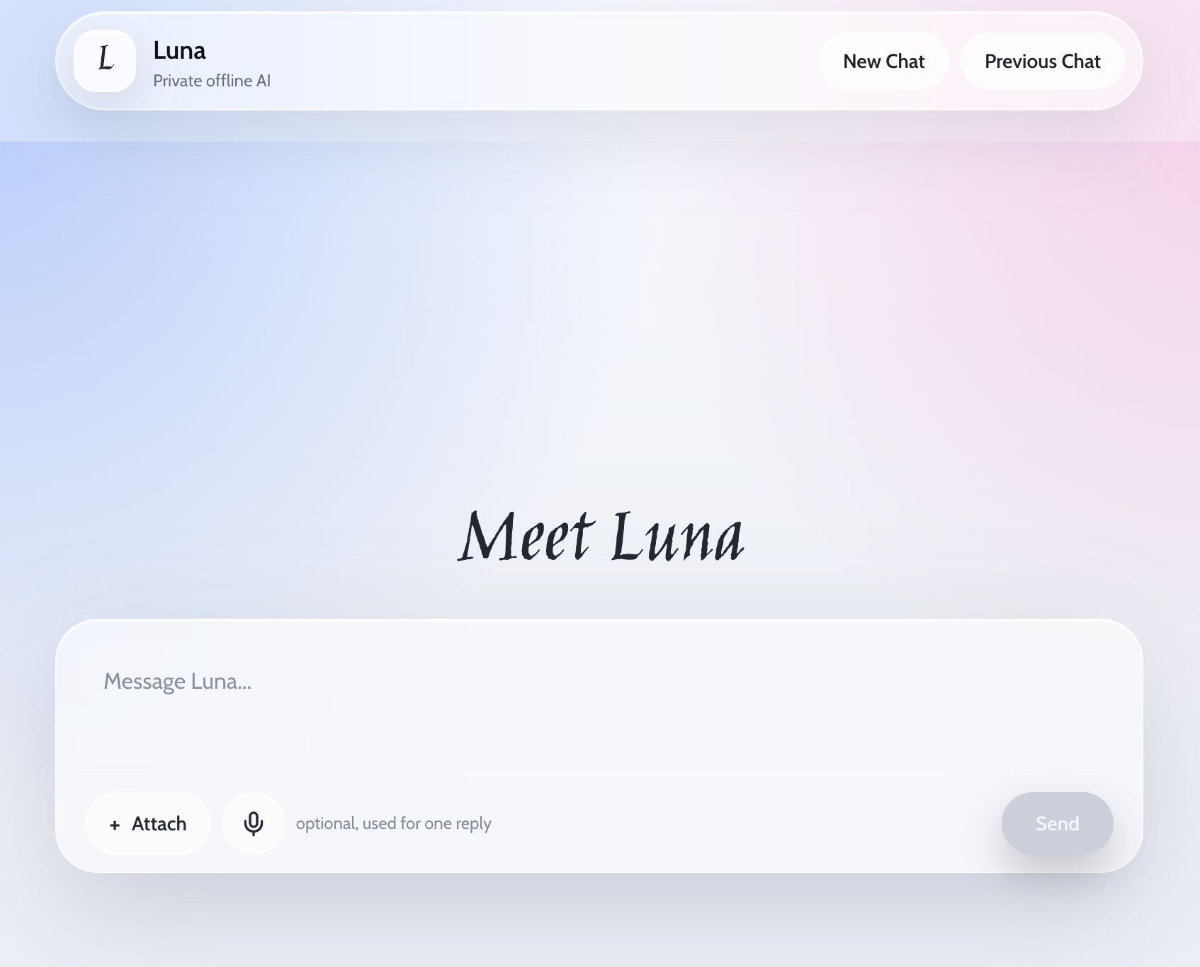Luna — Offline AI Assistant